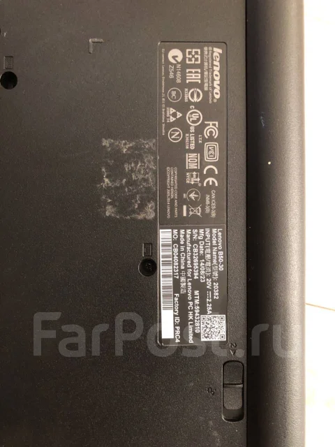 Lenovo B50-30. 15.6", 2,2����, ��� 8 ��, ���� 250���, WiFi: 1, Bluetooth: 1, ����������� �� 2��. ����
