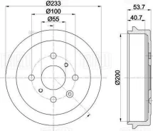 ������� ��������� d=233 Peugeot 107 (05-)/Citroen C1 (05-) Trialli TF534244 TF534244 ����