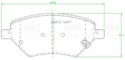 ������� ��������� �������� ��� ����������� Chery Tiggo 8 (22-) / Chery Tiggo 8 Pro (22-) | ����� | Trialli PF2332 PF2332 ����