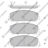 ������� �������� �. Nissan Armada 07-11/Parthfinder 4.0 11/Xterra 11 SP1448SNS [D1060ZC60J] ! Sangsin Brake SP1448 SP1448 ����