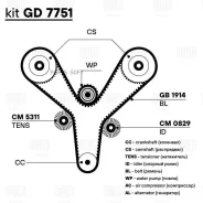 ������ ��� ��� �/� Hyundai Santa Fe (00-) 2.7i (20732) (HNBR �����������. ) (GB 1914) GB1914 ����