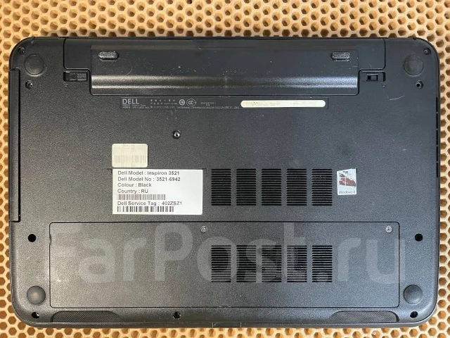 Dell Inspiron 3521. 15.4", 1,9����, ��� 6 ��, ���� 250���, WiFi: 1, Bluetooth: 1, ����������� �� 2��. ����