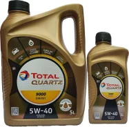 Total Quartz 9000. 5W-40, �������������, 5��. ����