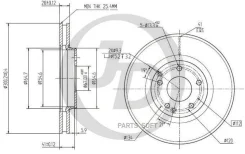 ���� ��������� �������� DF2812 (300x28) 5 ��� JUST Drive JBD0009 JBD0009 ����