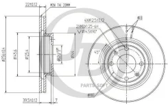 ���� ��������� �������� DF4839 (256x22) 4 ��� JUST Drive JBD0049 JBD0049 ����