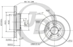 ���� ��������� �������� DF3091 (260x24) 5 ��� JUST Drive JBD0060 JBD0060 ����