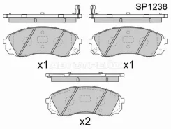 ������� ��������� HI-Q/Sangsin Brake SP1238, �������� SP1238 ����