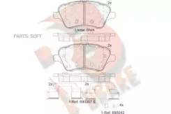 �������� ��������� ������� R Brake (��������������� �������� � �����. ) R Brake RB2108 RB2108 ����