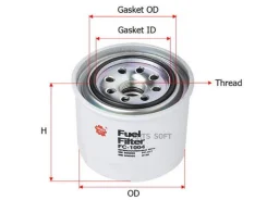 ������ ��������� Hyundai County 04-, HD65 10- FC1004 Sakura FC1004 FC1004 ����