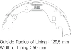 ������� ��������� ����������, ������ - �������� 4�� (���� �� ��������) Sangsin Brake SA044 SA044 ����
