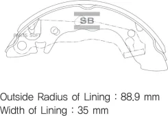 ������� ��������� ���������� - �������� 4�� (���� �� ��������) Sangsin Brake SA046 SA046 ����