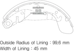������� ��������� ���������� - �������� 4�� (���� �� ��������) SA055-NEW Sangsin Brake SA055 SA055 ����