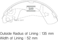 ������� ���������� Hyundai H-1/Plaza/Starex 2.0/2.4/2.5TD 96 SA099 Sangsin Brake SA099 SA099 ����