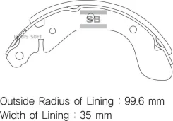������� ��������� ���������� - �������� 4�� (���� �� ��������) Sangsin Brake SA129 SA129 ����