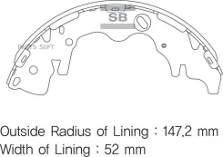 ������� ��������� ����������, ������ - �������� 4�� (���� �� ��������) Sangsin Brake SA141 SA141 ����
