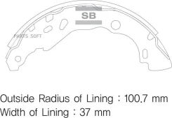 ������� ��������� ����������, ������ - �������� 4�� (���� �� ��������) Sangsin Brake SA177 SA177 ����