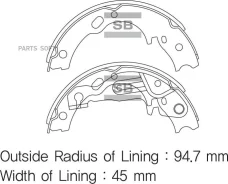 ������� ���������, ����������� - �������� 2�� (���� �� ��������) Sangsin Brake SA159 SA159 ����