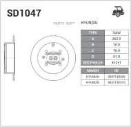 ���� ��������� ������ (262�10) 4 ��� Sangsin Brake SD1047 SD1047 ����
