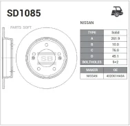 ���� ���������, ������ Sangsin Brake SD1085 SD1085 ����