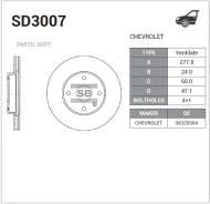 ���� ���������, �������� Sangsin Brake SD3007 SD3007 ����