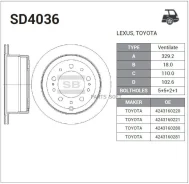 ����� ���������, ������ Sangsin Brake SD4036 SD4036 ����