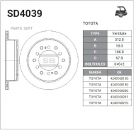 ���� ���������, ������ Sangsin Brake SD4039 SD4039 ����