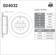 ���� ���������, ������ Sangsin Brake SD4032 SD4032 ����