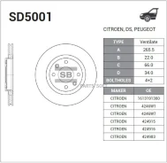 ���� ���������, �������� Sangsin Brake SD5001 SD5001 ����