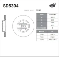 ���� ���������, �������� Sangsin Brake SD5304 SD5304 ����