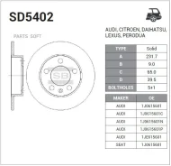 ���� ���������, ������ Sangsin Brake SD5402 SD5402 ����