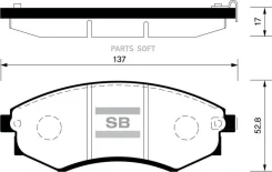 ������� ��������� Hyundai Elantra/Matrix/Sonata/Ssangyon�G Rexton/Korando �����. SP1048 Sangsin Brake SP1048 SP1048 ����