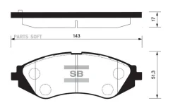 ������� ��������� ��������, �������� Sangsin Brake SP1077 SP1077 ����