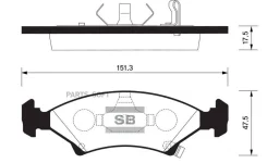 ������� ��������� ��������, �������� Sangsin Brake SP1063 SP1063 ����