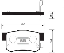 ������� ��������� ��������, ������ Sangsin Brake SP1076R SP1076R ����