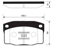������� ��������� ��������, �������� Sangsin Brake SP1055 SP1055 ����