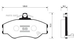 ������� ��������� ��������, �������� Sangsin Brake SP1072 SP1072 ����
