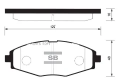 ������� ��������� ��������, �������� Sangsin Brake SP1086 SP1086 ����