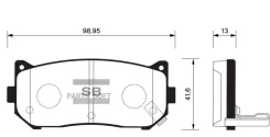 ������� ��������� ��������, ������ Sangsin Brake SP1079R SP1079R ����