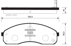 ������� ��������� ��������, �������� Sangsin Brake SP1116 SP1116 ����