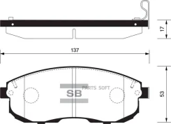 ������� ��������� ��������, �������� Sangsin Brake SP1107F SP1107F ����