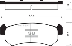 ������� ��������� ��������, ������ Sangsin Brake SP1160 SP1160 ����