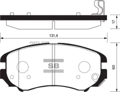 ������� ��������� ��������, �������� Sangsin Brake SP1155 SP1155 ����