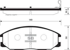 ������� ��������� ��������, �������� Sangsin Brake SP1171 SP1171 ����