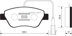 ������� ��������� ��������, �������� Sangsin Brake SP1201 SP1201 ����