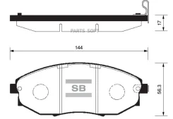 ������� ��������� ��������, �������� Sangsin Brake SP1193 SP1193 ����