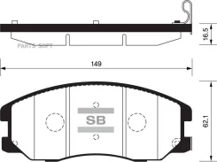 ������� ��������� ��������, �������� Sangsin Brake SP1204 SP1204 ����