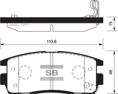 ������� ��������� ��������, ������ Sangsin Brake SP1205 SP1205 ����