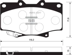 ������� ��������� ��������, �������� Sangsin Brake SP1217 SP1217 ����