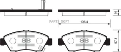 ������� ��������� ��������, �������� Sangsin Brake SP1221 SP1221 ����