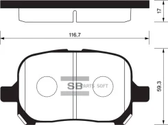 ������� ��������� ��������, �������� Sangsin Brake SP1226 SP1226 ����